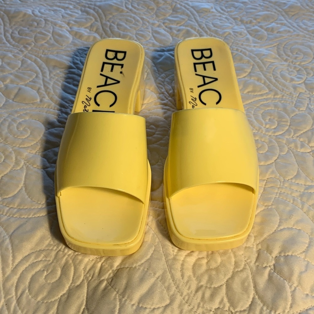 Beach by Matisse Platform Jelly slide sandals size 9 - Picture 2 of 10